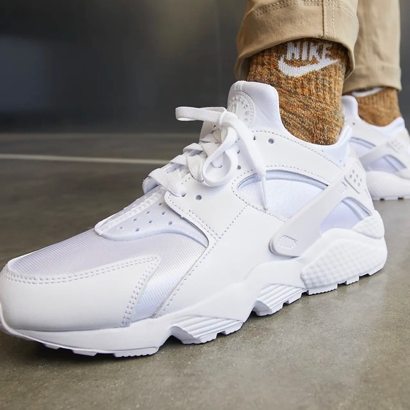 Nike Other - Nike Huarache Mens 10 Like New White/ White-Pure Platinum